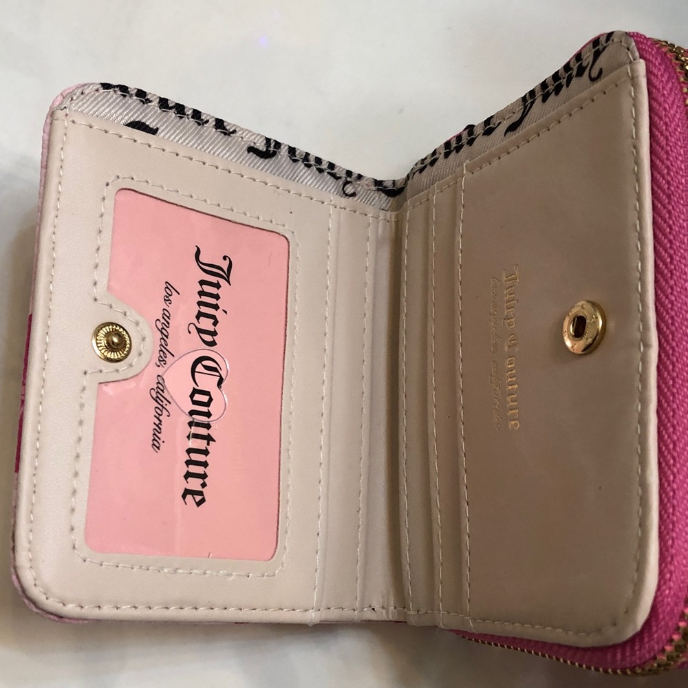 Juicy Couture Light Pink Love Potion Simply Sweet Small ZA Bifold Wallet NWT - Picture 11 of 16